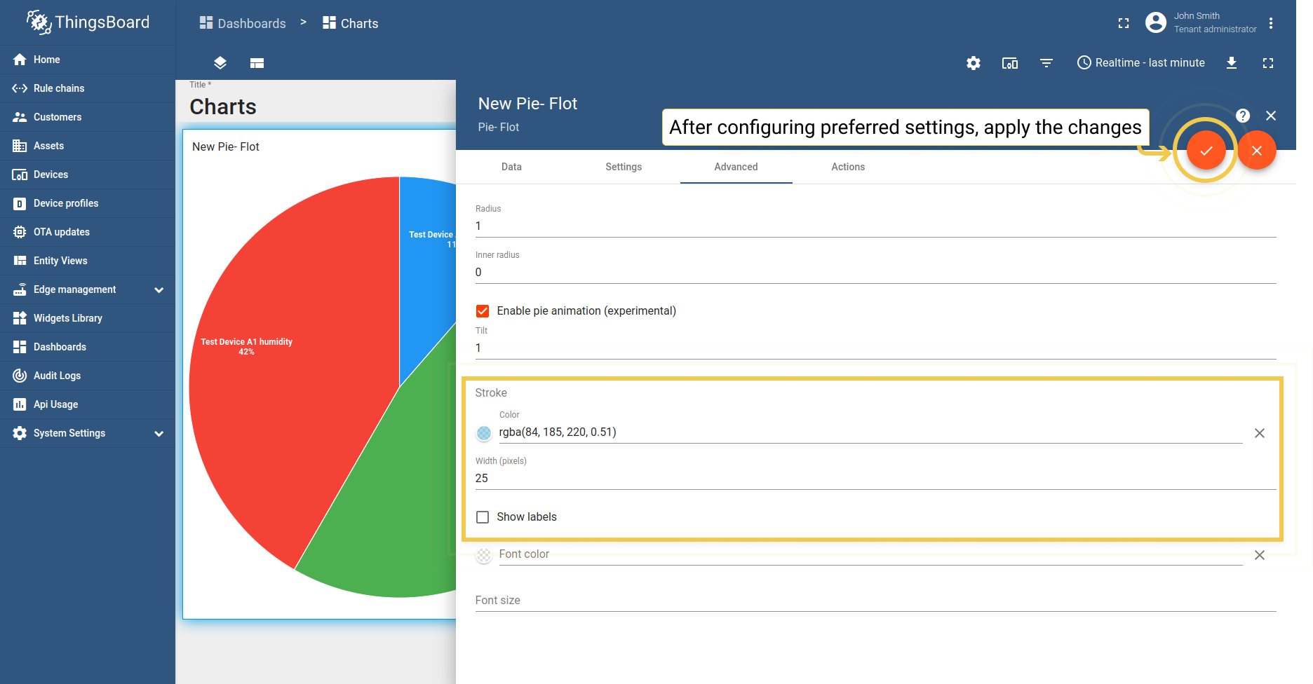 Chart Widgets | ThingsBoard Community Edition